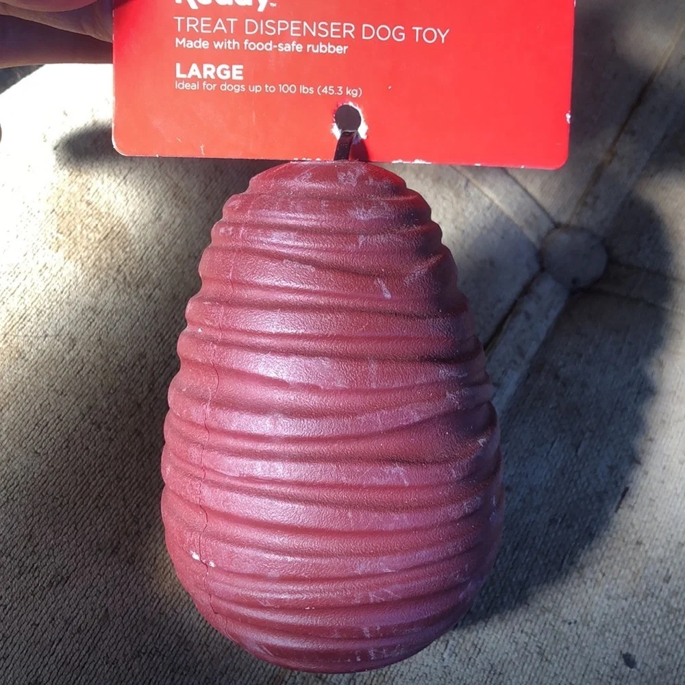 NWT Reddy cone treat dispenser dog toy L